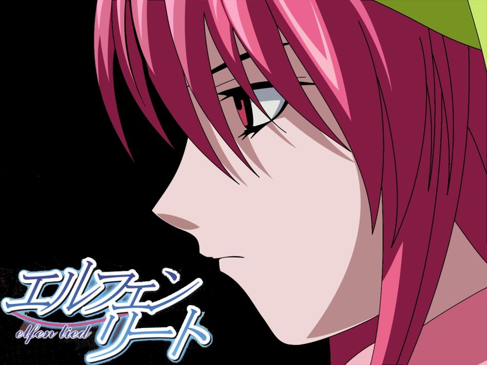 Обои для рабочего стола Elfen Lied (Люси)