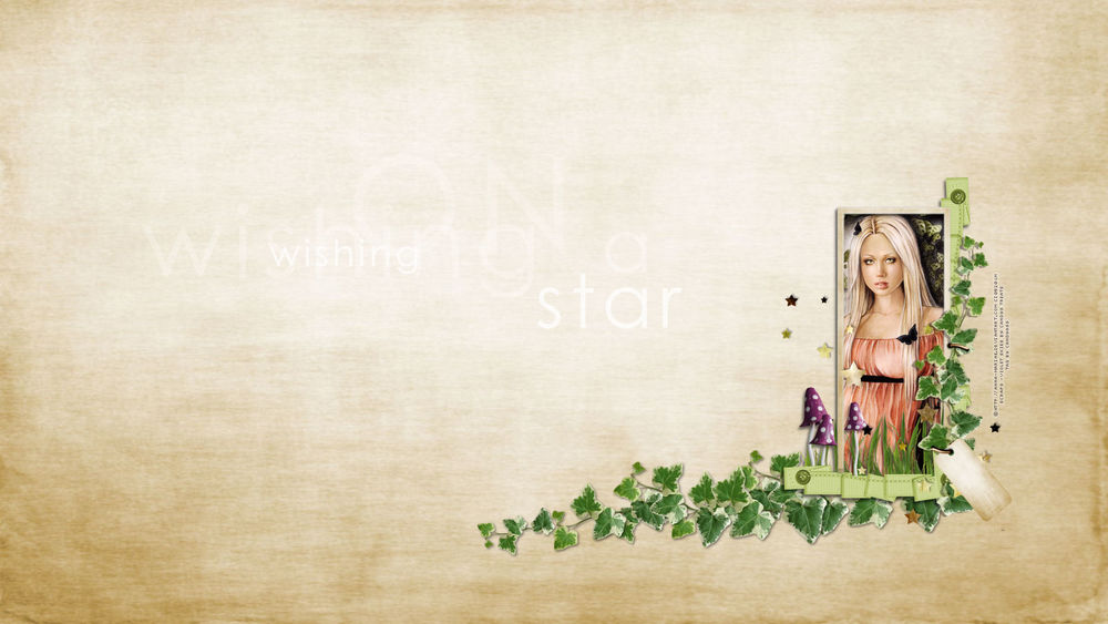 Обои для рабочего стола In the garden. On Wishing a Star