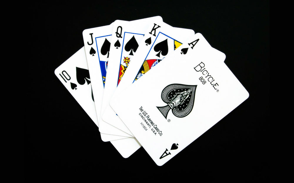 Обои для рабочего стола Роял Флаш (Royal Flush) покер