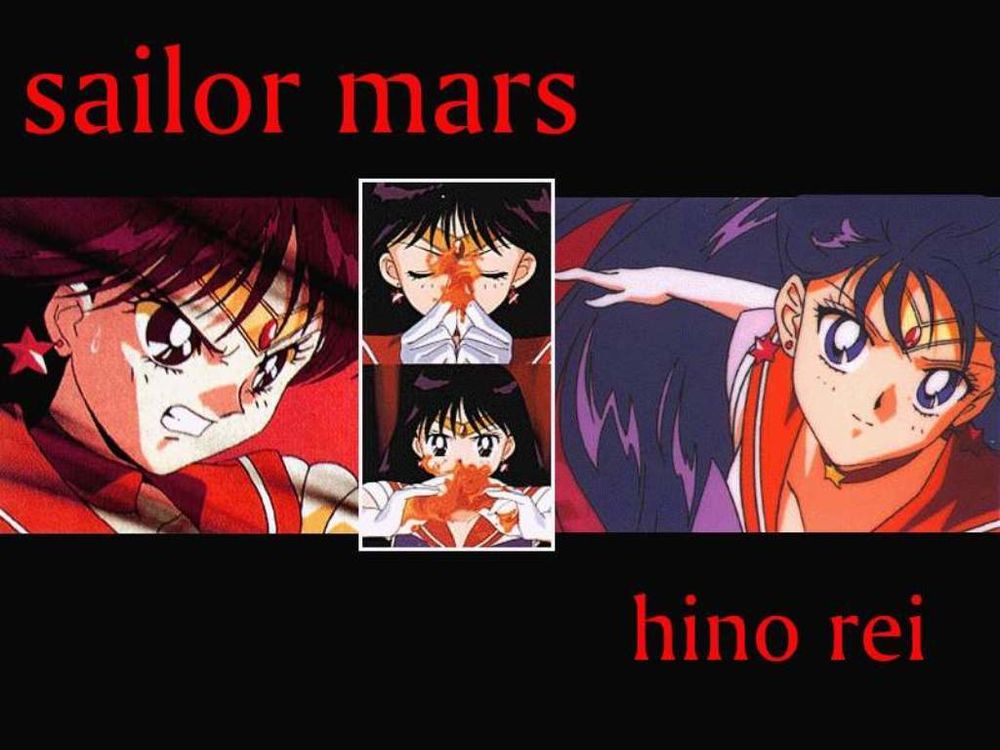 Обои для рабочего стола Sailor Mars Hino Rei