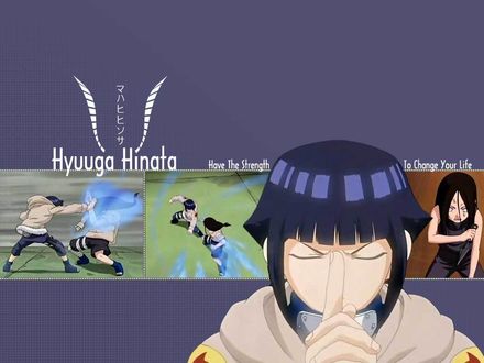 Обои на рабочий стол Hyuuga Hinata Have the Strength To change your life