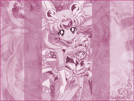 Обои на рабочий стол Sailor Chibi Moon