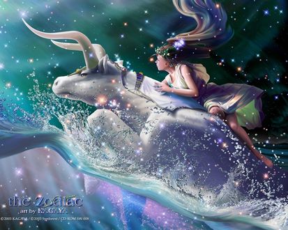 Обои на рабочий стол Телец. The Zodiac.