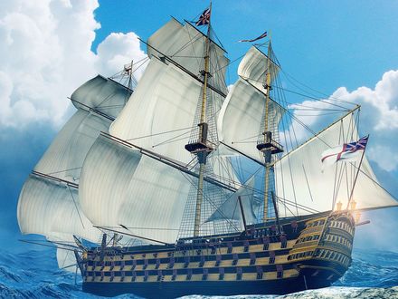 Обои на рабочий стол Огромный корабль