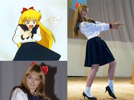 Обои на рабочий стол Sailor Venus - Аниме. Косплей