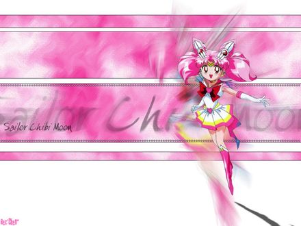 Обои на рабочий стол Sailor Chibi Moon
