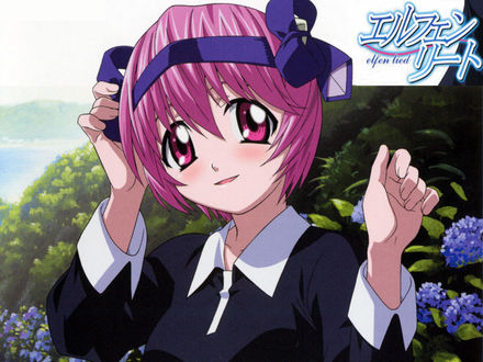 Обои на рабочий стол Elfen Lied