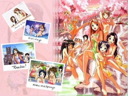 Обои на рабочий стол Love Hina