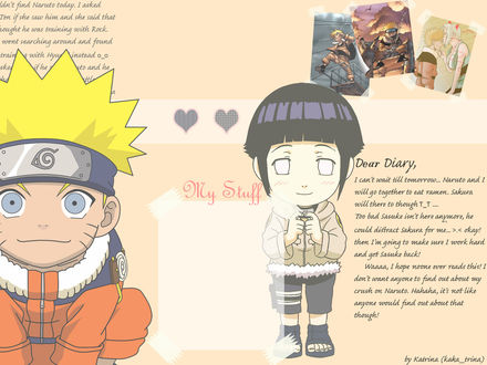 Обои на рабочий стол Hinata's diary