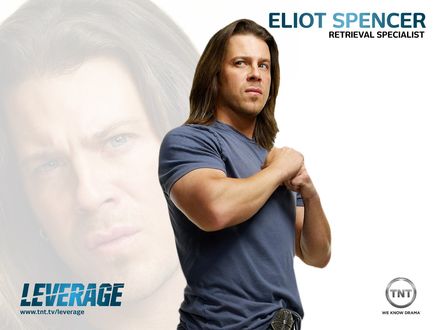 Обои на рабочий стол Сериал Leverage, Eliot Spencer, retrivial specialist (www.tnt.tv/leverage) we know drama