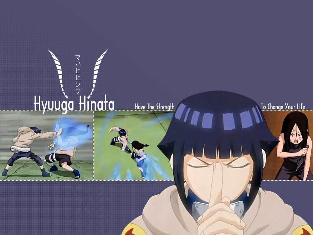 Обои для рабочего стола Hyuuga Hinata Have the Strength To change your life