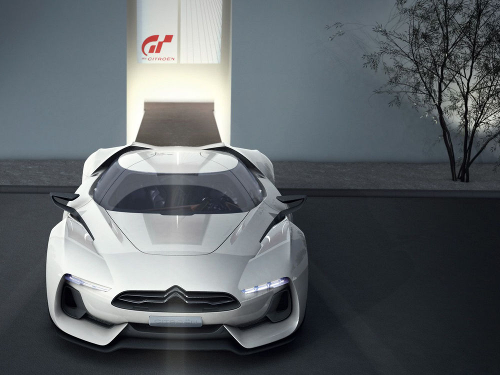 Обои для рабочего стола Спортивная машинка Citroen