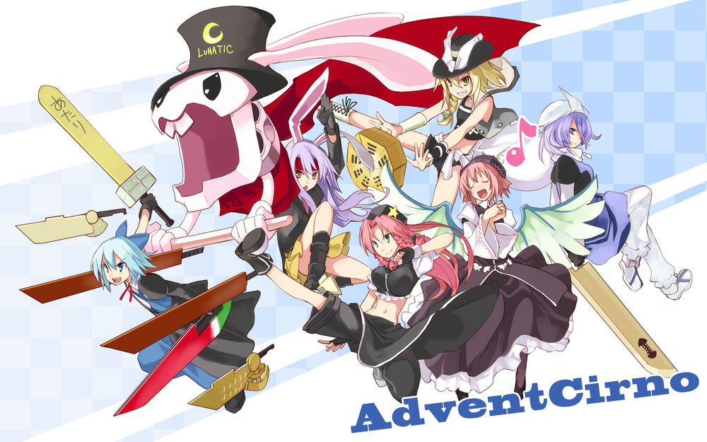 Обои для рабочего стола AdventCirno