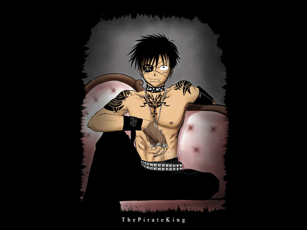 Обои для рабочего стола The pirate king, аниме 'One piece'