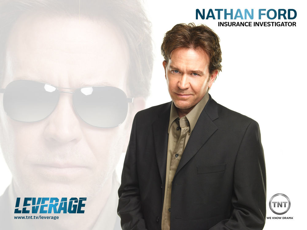 Обои для рабочего стола Сериал Leverage, Nathan Ford, insurance investigator (www.tnt.tv/leverage) we know drama