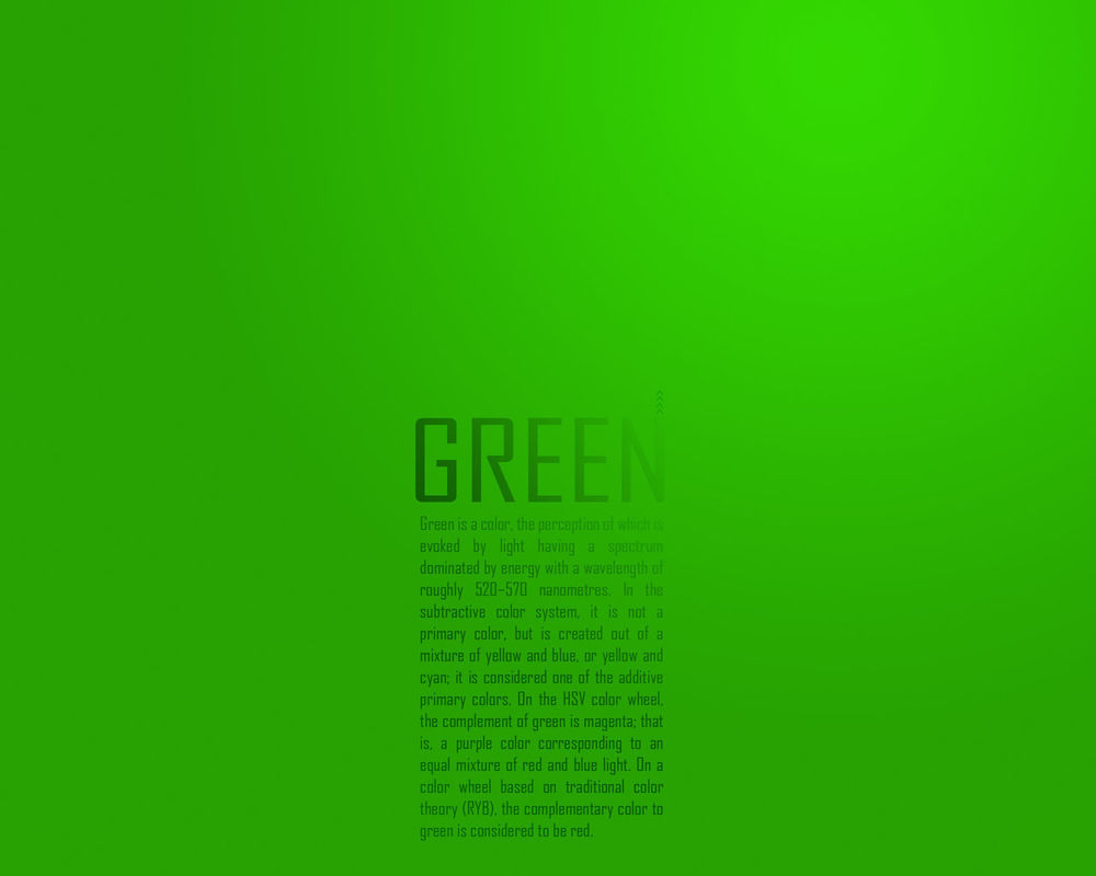 Обои для рабочего стола Green