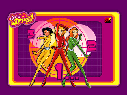 Обои на рабочий стол Totally spies [3.2.1...] (Fox kids)