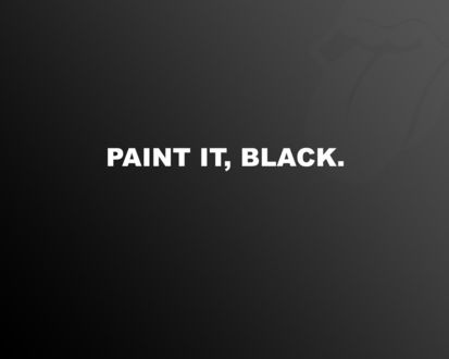 Обои на рабочий стол Paint it, black.