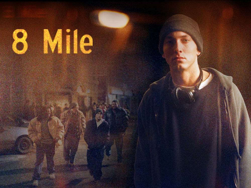 Обои для рабочего стола Эминем в роли Джимми в фильме «8 Mile»