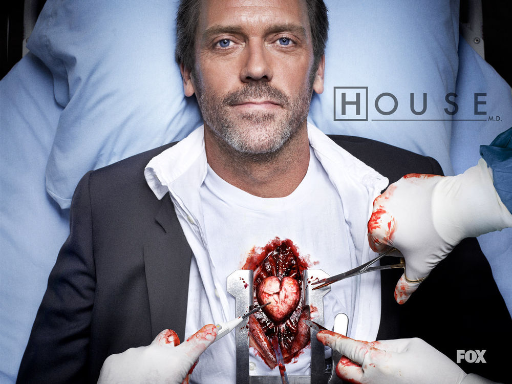 Обои для рабочего стола Хаусу делают операцию на сердце в сериале «House M. D.» (House M. D.)