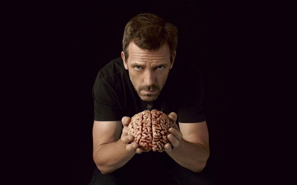 Обои для рабочего стола Доктор Хаус выносит мозг в сериале «House m.d.»
