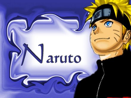Обои на рабочий стол Уверенный Наруто (Naruto)