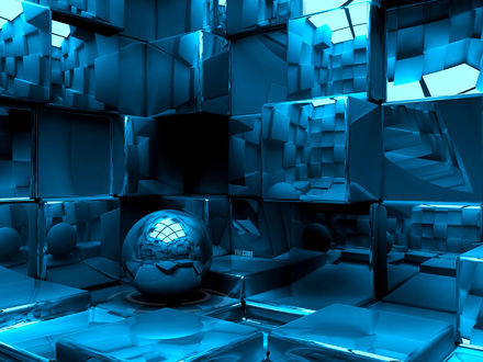 Обои на рабочий стол The cube