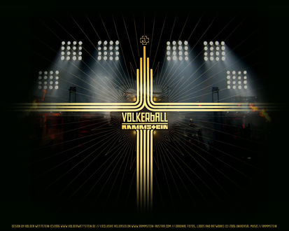 Обои на рабочий стол Volkerball Rammstein