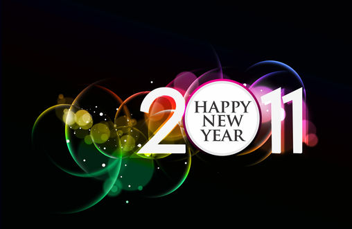 Обои на рабочий стол 2011 Happy New Year