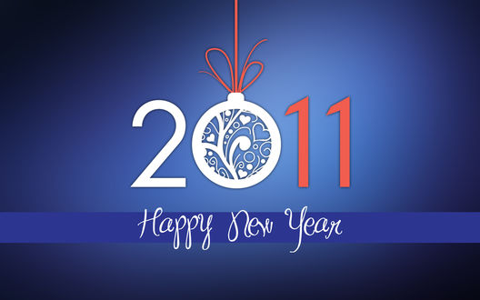 Обои на рабочий стол Happy New Year 2011