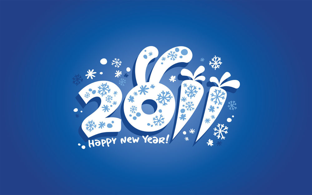 Обои для рабочего стола Happy new  year 2011!