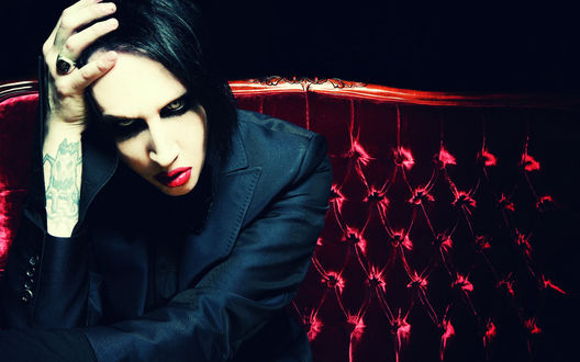 Обои на рабочий стол Marilyn Manson