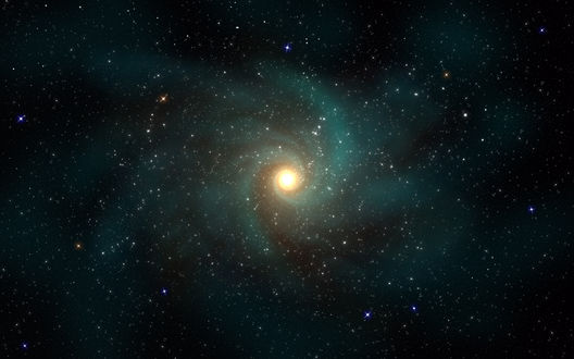 Обои на рабочий стол Галактика в космосе