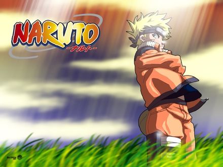 Обои на рабочий стол Наруто. Пробивается солнце (Naruto)