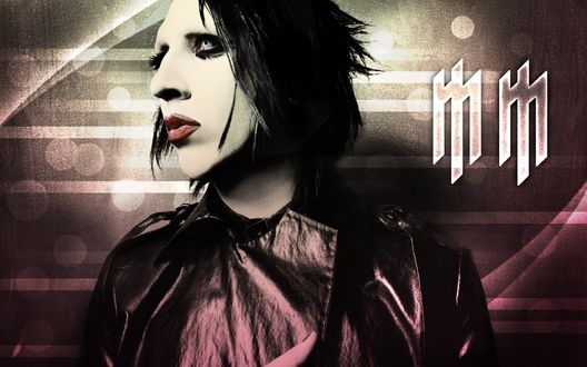 Обои на рабочий стол Marilyn Manson (MM)