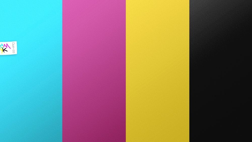 Обои для рабочего стола Полосы CMYK (CMYK Design)