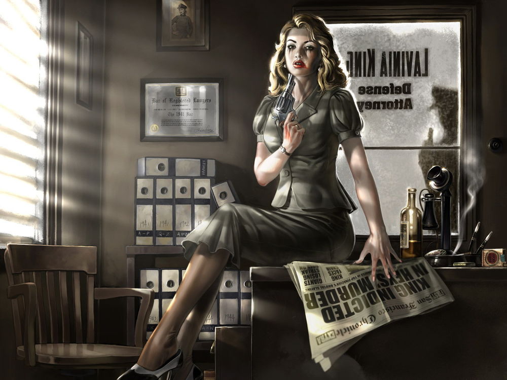 Обои для рабочего стола Убивающая себя преступница не дожидается когда в комнату ворвутся полицейские (King indicted in heys murder)