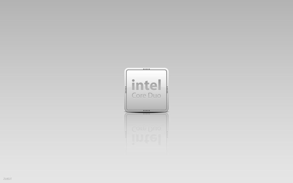 Обои для рабочего стола Intel Core Duo