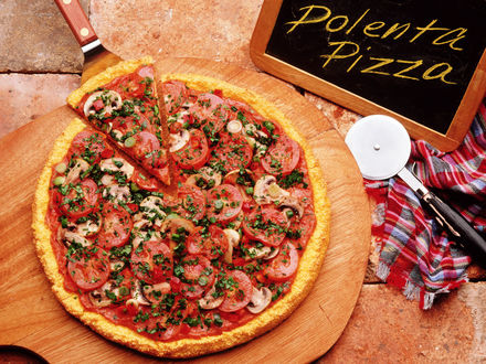 Обои на рабочий стол Polenta Pizza