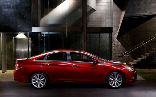 Обои на рабочий стол Hyundai Sonata