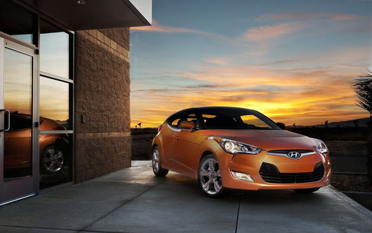 Обои на рабочий стол Hyundai-Veloster