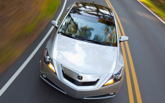 Обои на рабочий стол Акура ZDX на дороге