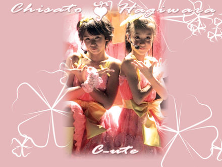 Обои на рабочий стол Chisato & Mai Hagiwara (группа C-ute)