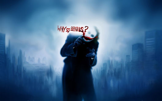 Обои на рабочий стол Why so serious?