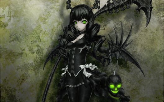Обои на рабочий стол Dead Master, аниме 'Black Rock Shooter'