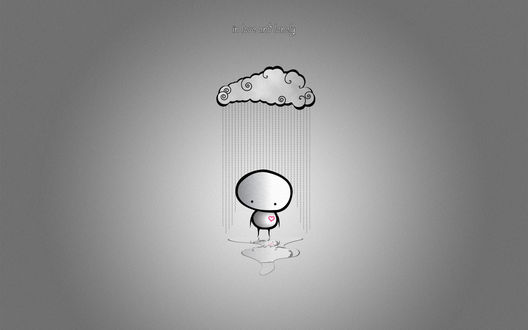 Обои на рабочий стол In love and lonely