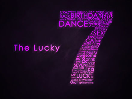 Обои на рабочий стол Счастливая семерки (The lucky 7)