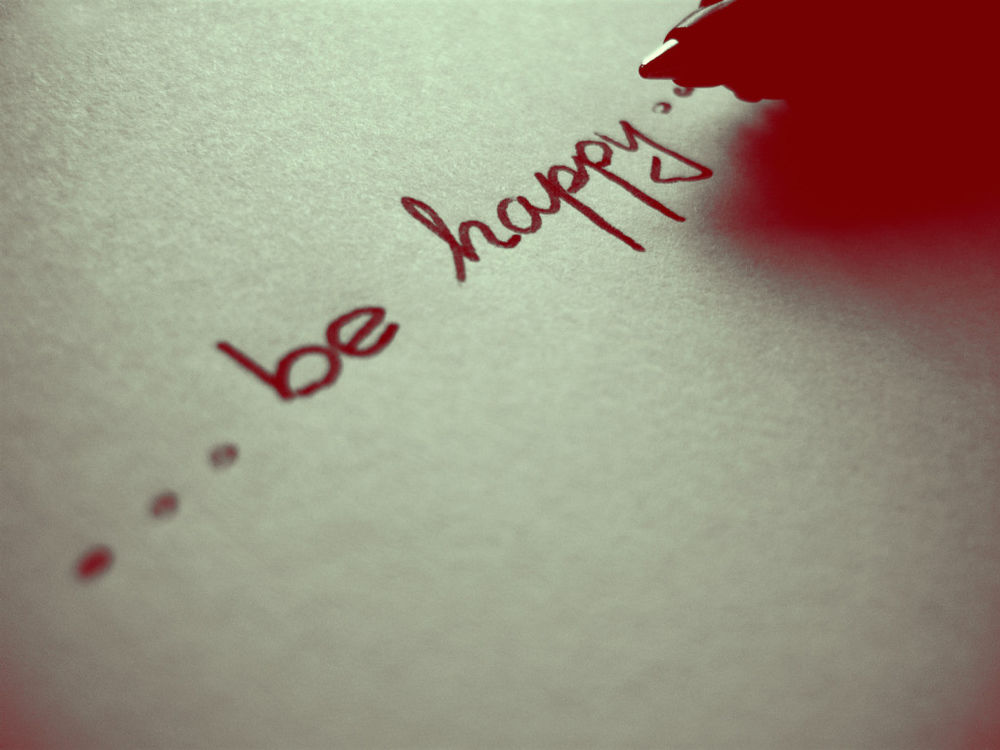 Обои для рабочего стола ...be happy (Будь счастлив)