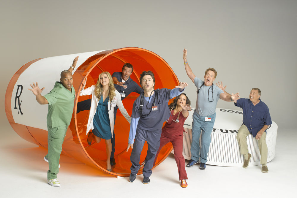 Обои для рабочего стола для сериала Клиника / Scrubs (Rx)