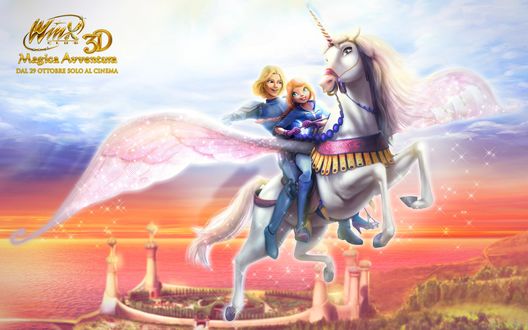 Обои на рабочий стол winx 3D - magica adventura